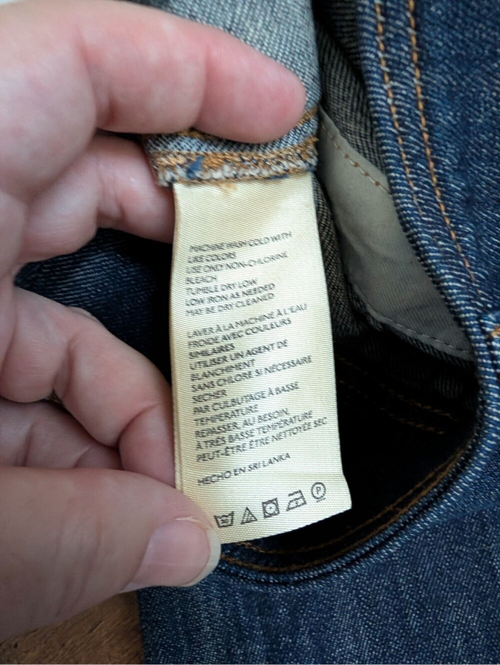 70s Vintage Vibes Pilcro High Rise Wide Leg Flare Jeans Dark Wash Sz 25 - Picture 7 of 8